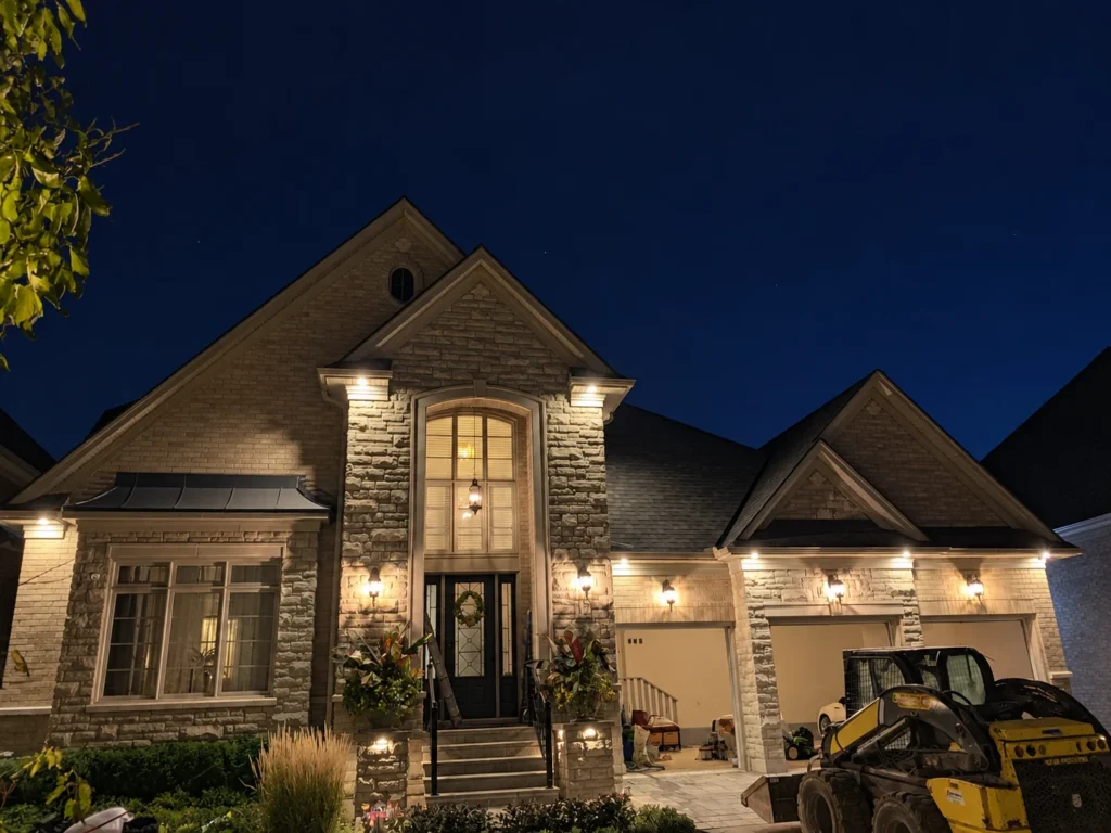 Homesa - Exterior lighting - AI-enhanced photograph