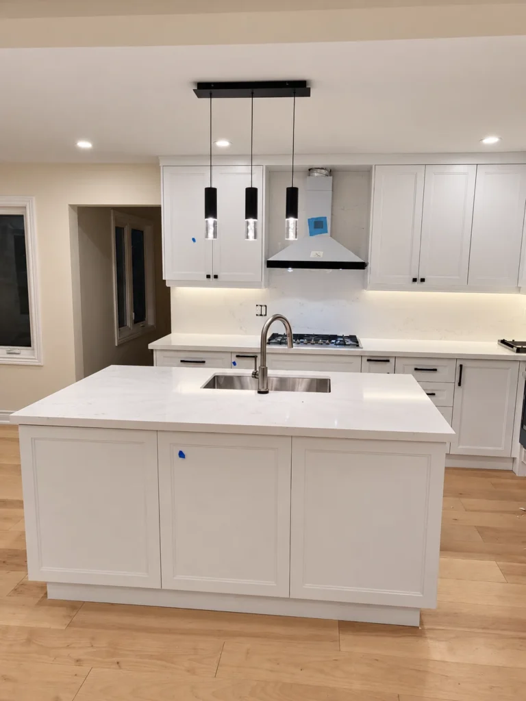 Homesa - Kitchen and residential lighting - AI-enhanced photograph