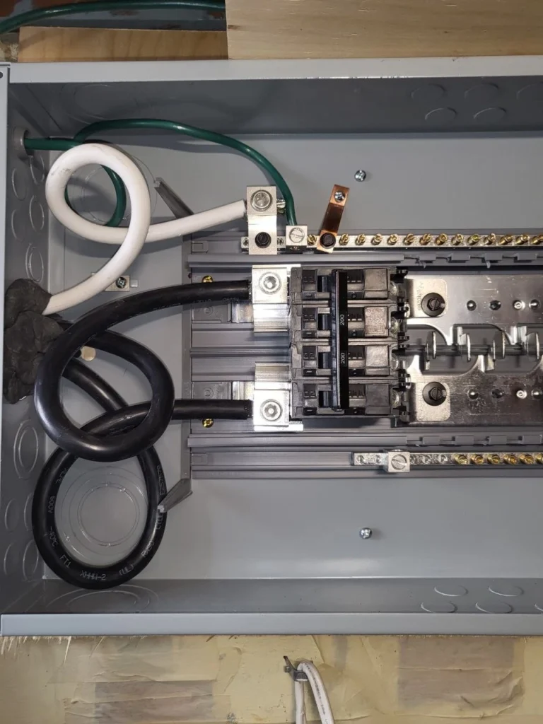 Homesa - Electrical equipment installation - work in progress - 6