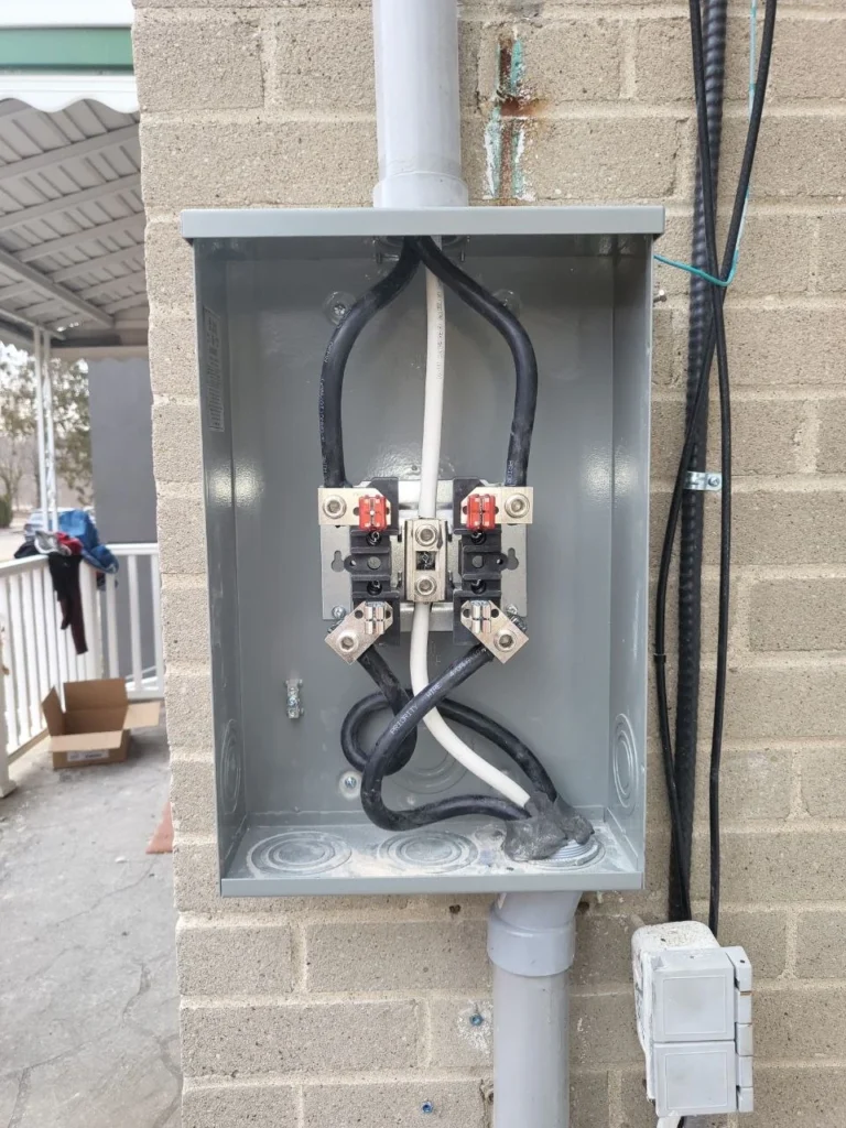 Homesa - Electrical equipment installation - work in progress - 11