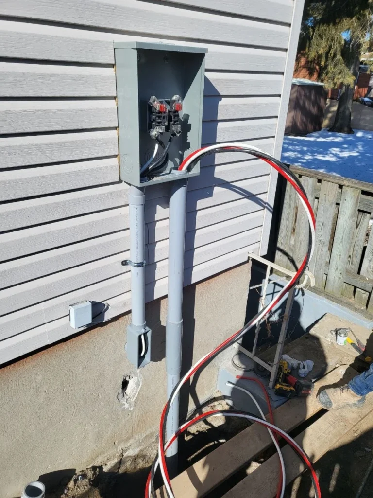 Homesa - Electrical equipment installation - work in progress - 22