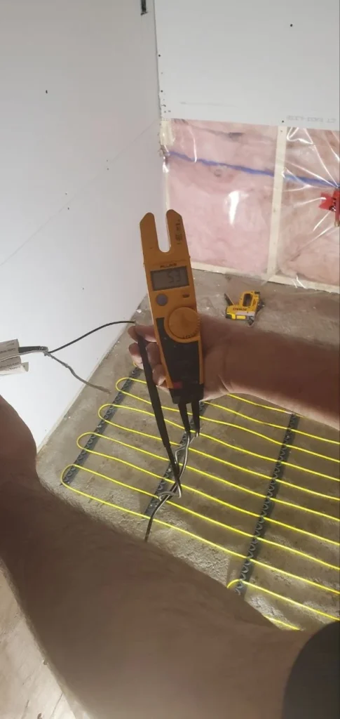 Homesa - In-floor heating installation and testing - 29