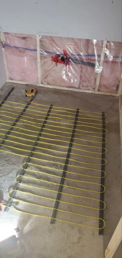Homesa - In-floor heating installation and testing - 30