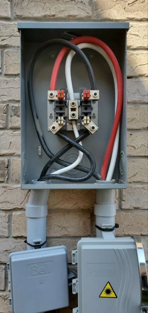 Homesa - Electrical equipment installation - work in progress - 32