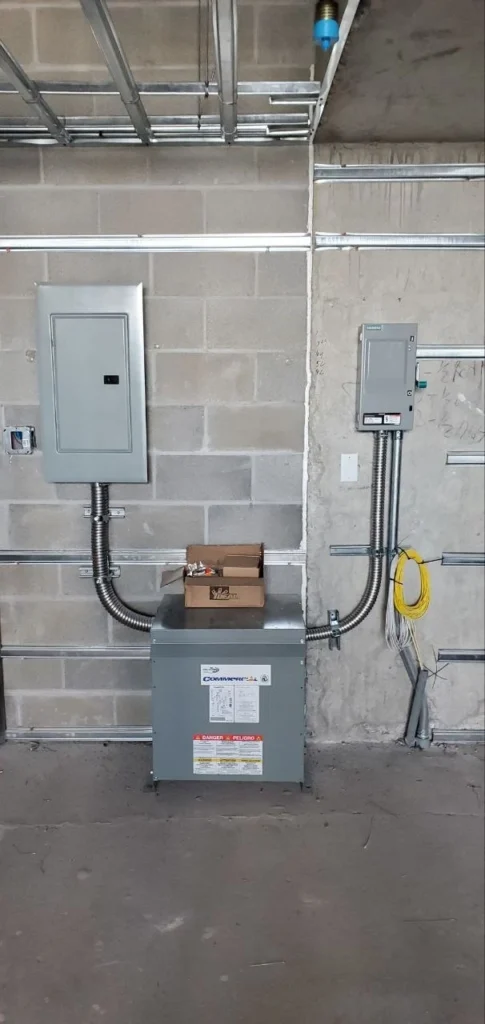 Homesa - Electrical equipment installation - work in progress - 44