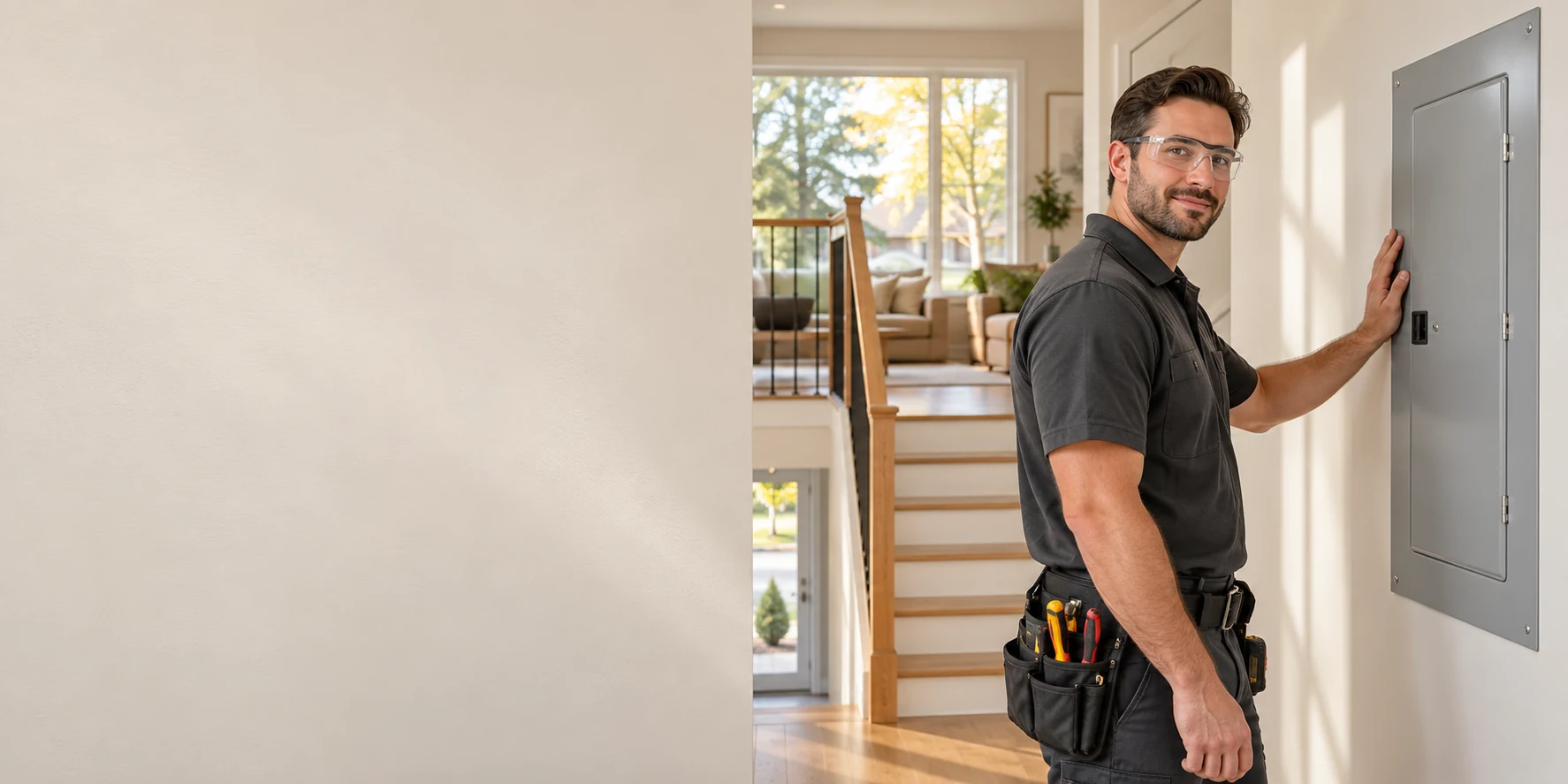 Illustrative residential electrical service scene for Scarborough